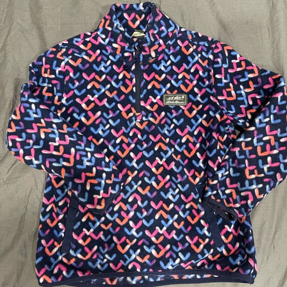 Eddie Bauer Kids Multicolor Patterned Sweatshirt - Picture 1 of 5